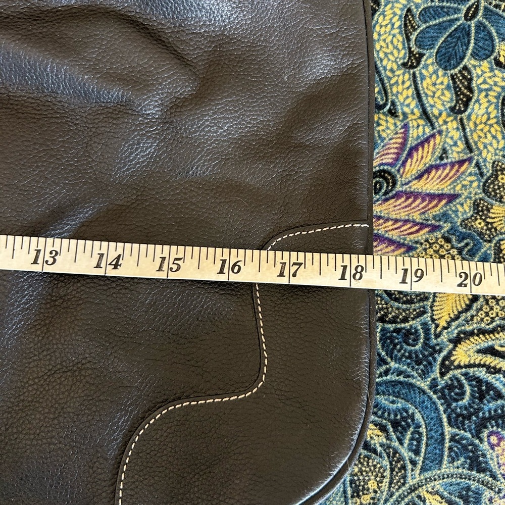 Jones New York Black pebbled Leather Hobo Bag- NWOT - Picture 12 of 17